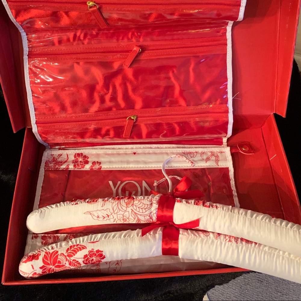 NWB Lingerie Bag with Matching Hangers